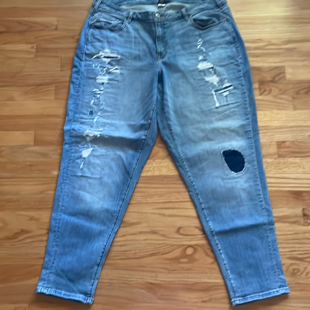 Lane‎ Bryant Mid Rise Boyfriend  Denim Sz 22 A15